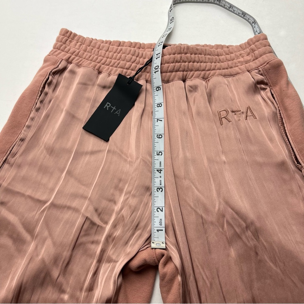 RtA Sydney Jogger Pant Dusty Rose Womens Size Small Pull-On Pockets Stretch NEW - Picture 11 of 14